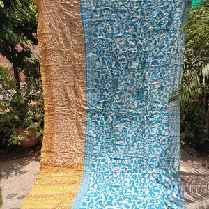 Bohemian Patchwork Kantha Quilt Handmade Vintage Quilts Boho Twin Size Bedding Throw Blanket Bedspread