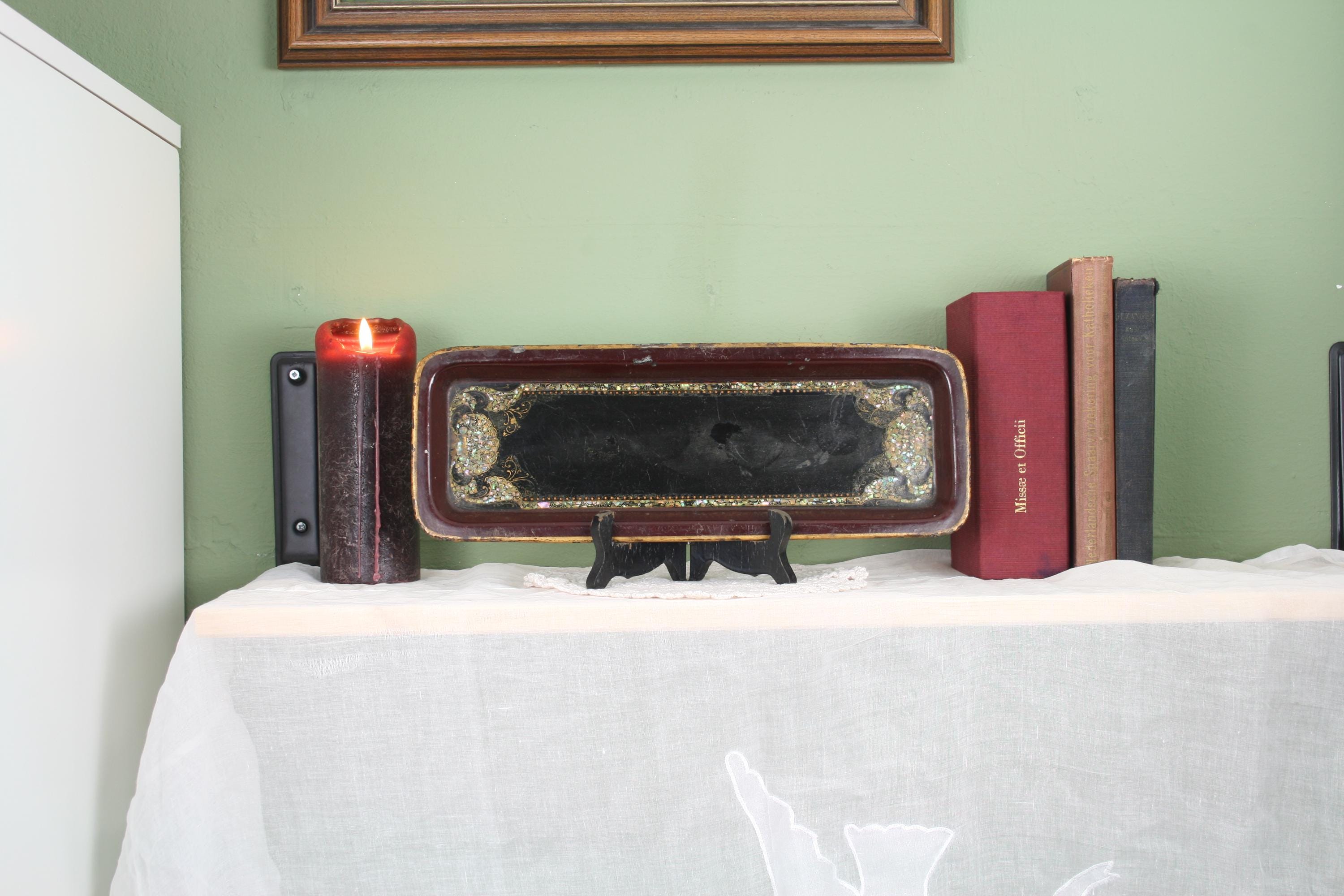 Japanned Mirror - Etsy