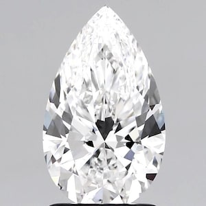 IGI Certified 0.50ct Pear Cut Lab Grown Diamond / DEF Vvs / Vs  Lab Diamond, Cvd Lab Grown Loose Diamond for wedding Ring Gift For Her