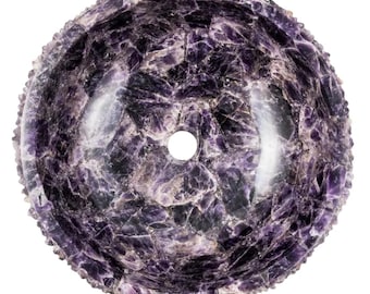 Amethyst Geode Waschbecken, Amethyst Geode Waschbecken, Amethyst Geode Waschbecken, Badezimmer Waschbecken, Luxus Badezimmer Waschbecken, Badezimmer Dekor, Stein Waschbecken