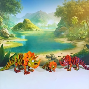 Articulated flexi toy 3D printed fidget toy great gift for kids and collectors custom colours