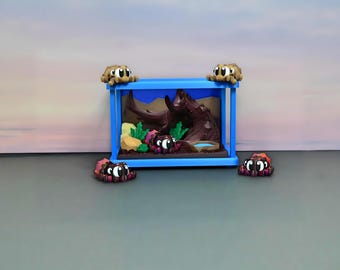3D Printed Flexi Tarantula Diorama – Arachnid Collectible Desk Decor
