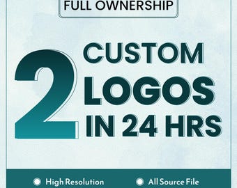 Custom Logo Design, Modern Business Branding (Digital Service)