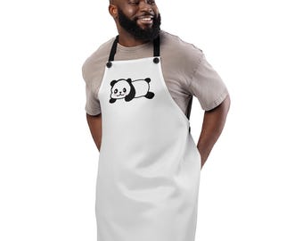 Adair Panda Print Apron – Cute  Panda Design for Kids & Adults, Fun Cooking and Baking Apron, Gift for Animal Lovers, Foodies