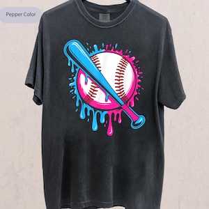 Baseball Drip for Boys Ice Cream Drip Youth Boys Baseball Shirt, Unisex Funny Baseball Gift for Fan Shirt