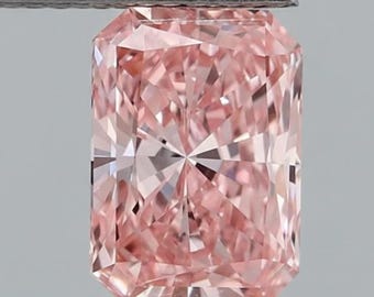 Hallazgo excepcional: diamante cultivado en laboratorio de 5 quilates, corte radiante, rosa intenso elegante, VVS2, certificado IGI