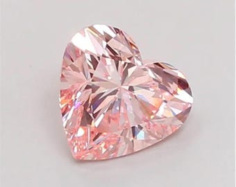 2.00ct Heart Fancy Pink Lab Grown Diamond | VS1 | IGI Certified