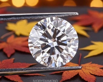 IGI CERTIFIED 3 Ct Round Cut Lab Grown Diamond For Wedding Ring, Loose Diamond