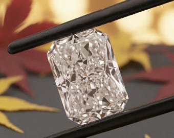 3.00CT Radiant Cut Lab Grown Diamond,IGI Certified E/VS Diamond for Custom Engagement Ring,Wedding Ring or Pendant,Fancy CVD Diamond For Her