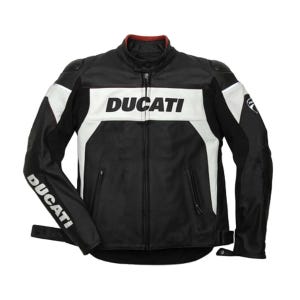 Ducati Leather Motorcycle Jacket Men | CE Armored Racing Biker Jacket | Cowhide Motorbike Riding Gear