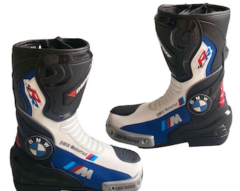 BMW Motorrad Mシリーズ レーシングブーツ – レッド＆ブラック