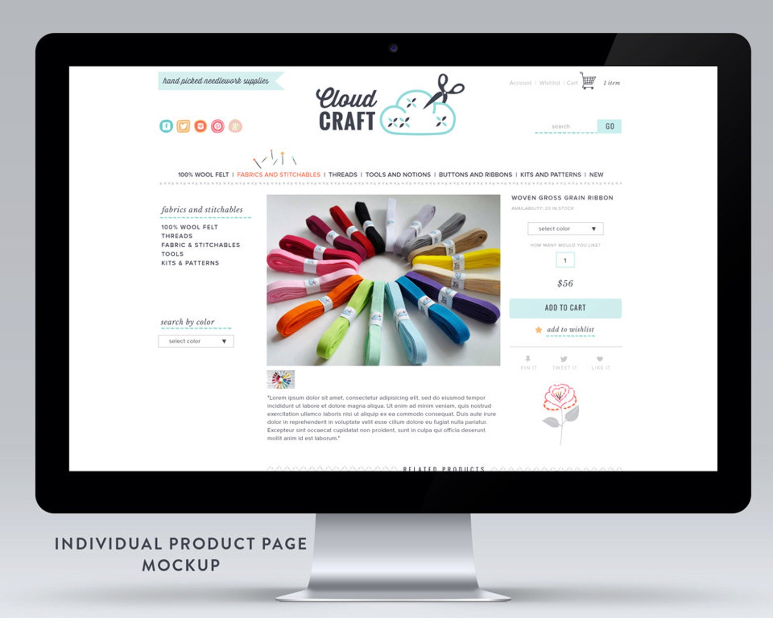Custom Online Shop Layout Design Etsy