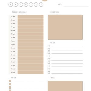 Glow up Digital Planner- Self Care, Weekly Goals, Fitness, Mental Health PDF