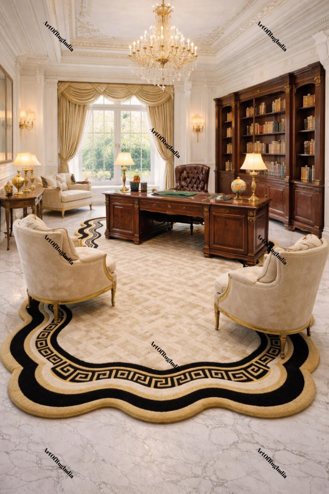 Merida Stair Rug Luxury Hand-tufted Stair Runner Rug | Custom Wool-carpet | Modern ...