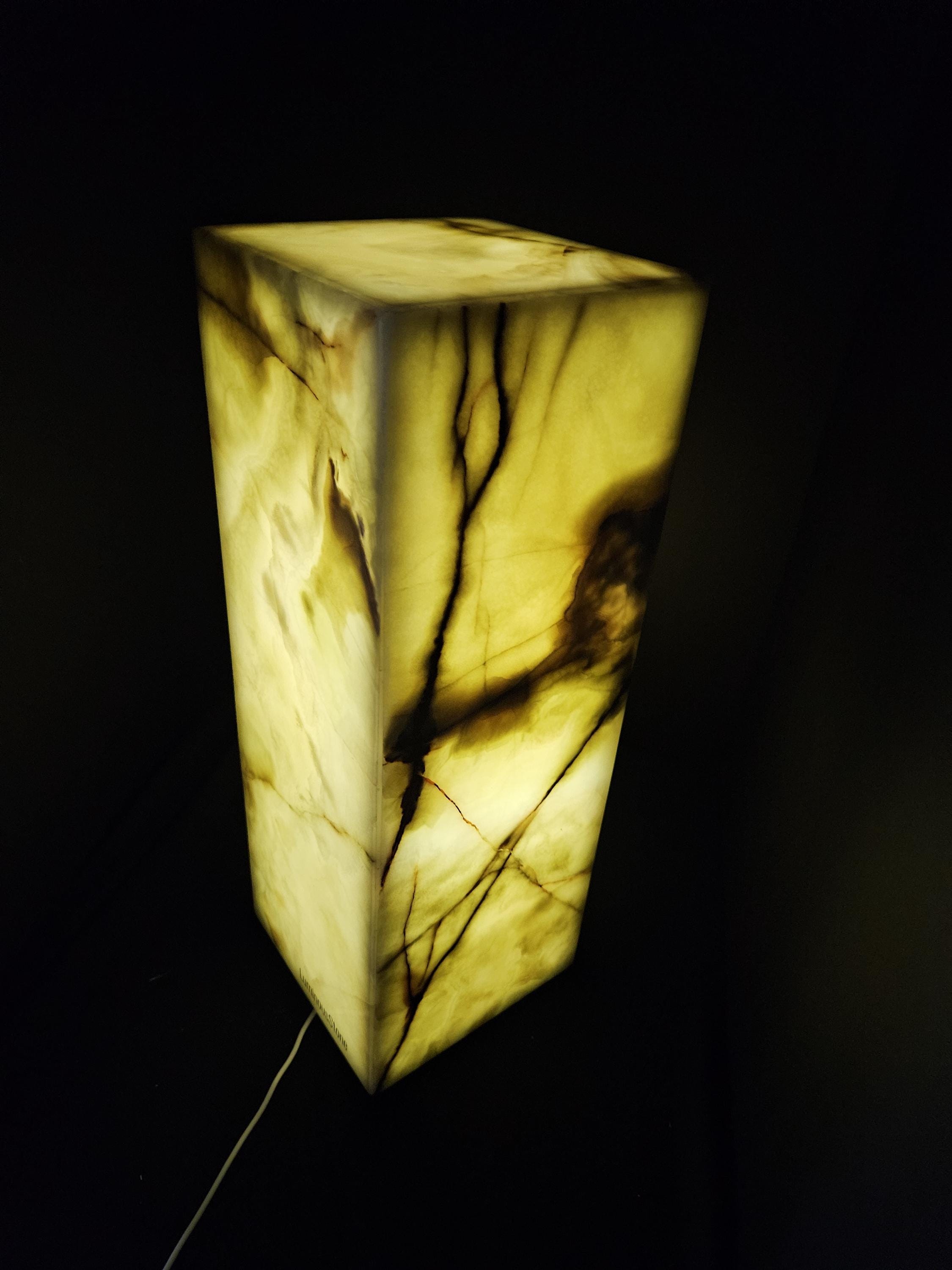 Green onyx lamp - Etsy 日本