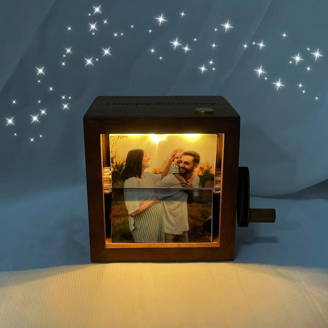 Picturebox Ideas Personalized Photo Flipbook Animation Box,custom Wooden Photo Book With ...