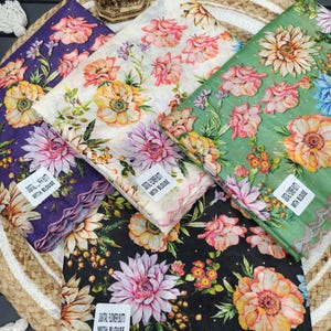 Madhurika Handloom Tusser Silk Saree with all over floral prints and cut work Border