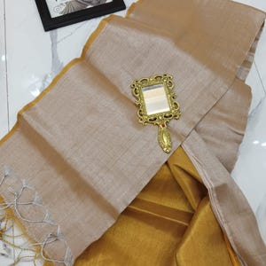 Raga Tissue Silk Saree, Lightweight, Elegant | Subtle Sheen | Perfect for Festive & Wedding Wear | Soft Traditional Draper, Gift for her