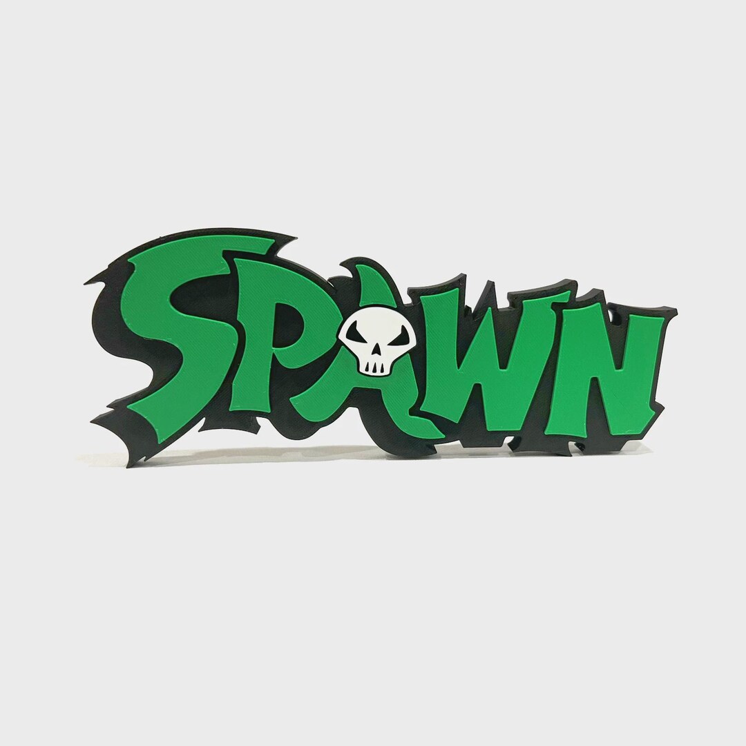The Spawn Sign Spawn Logo Display Sign 3D Printed Free Standing Collectible - Etsy