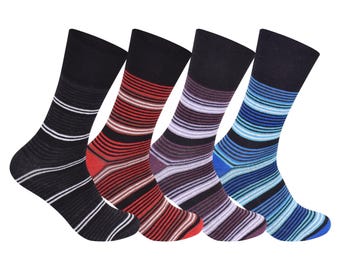 ILovDaisy 5 paia di calzini termici invernali da uomo, soffici calzini termici da uomo, comodi e pelosi, in pile spesso, antiscivolo, con pinze, per dormire a casa, Serie 1, 39/45 EU