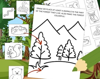PDF Barnens Skogsmiljölekset A4 Digital Nedladdning