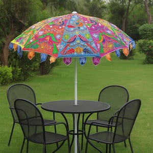 evergreen patio umbrella multicolored Patio Umbrella Rainbow