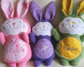 Lapin de lapin - lapin de Pâques - personnalisé avec nom - lapins - réalisé sur commande