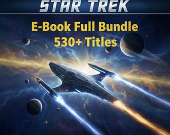 Star Trek eBook | Sci-Fi Digital Book | Trekkie Gift | Instant Download | Starfleet Fan Collection