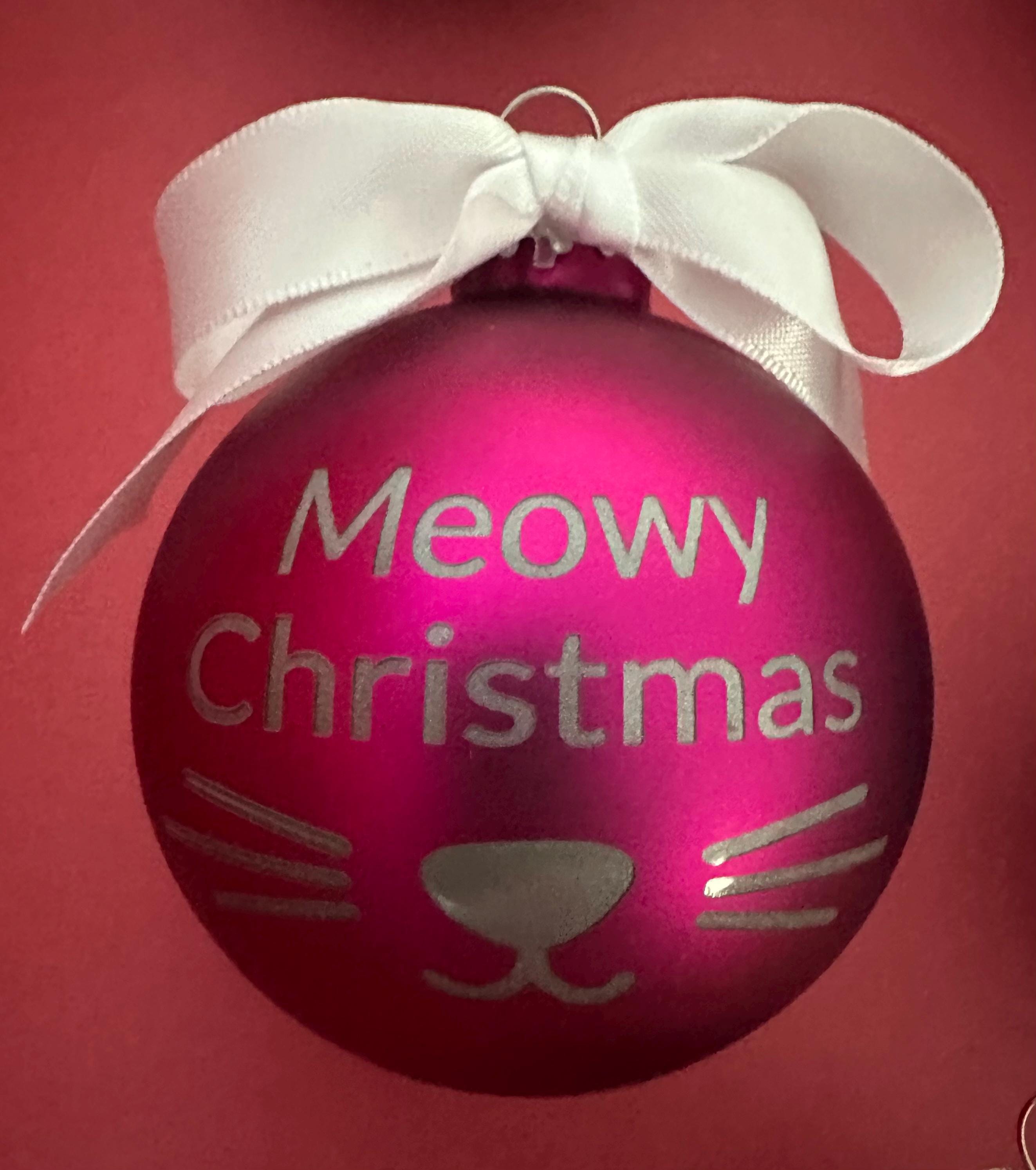Personalized Pet Memorial Ornament: Engraved Glass, Custom Cat or Dog ...
