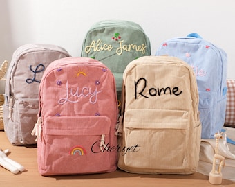 Custom Embroidered Kids Backpack – Personalized Toddler School Bag