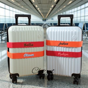 Custom 180cm x 5cm Luggage Strap – Personalized Embroidered Design for Your Travel Gear