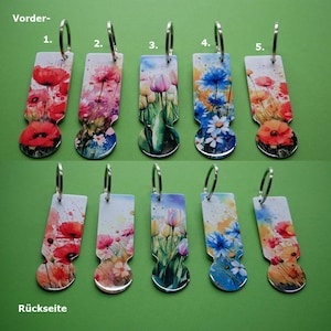 Einkaufswagenlöser, Schlüsselanhänger, Wagenlöser, Blumen