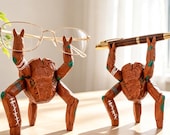 Rocky Figurine Sci Fi Desk Decor, 3D Printed Movie Authentic Glasses/Pencil Holder, Project Hail Mary, Reader Gift,Teacher Gift