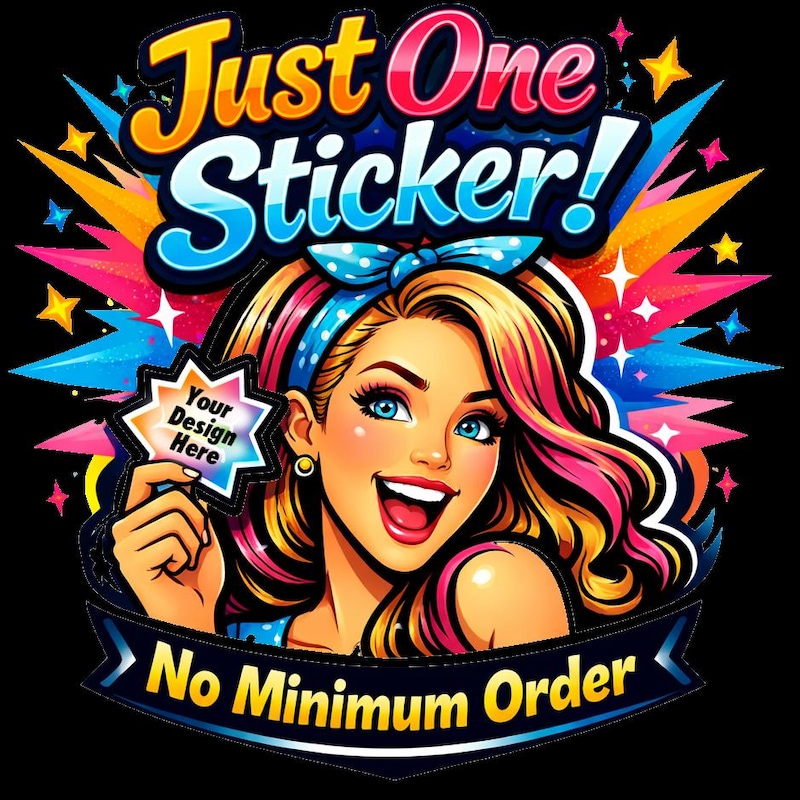 Minimum Custom No Minimum Custom Stickers - Etsy