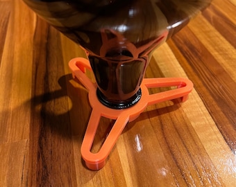 3D Printed Growler Drying Stand: PETG Beer Growler Collar