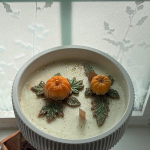 Giant candle, seasonal candle, autumn candle, carrot cake candle, decorative candle, large candle