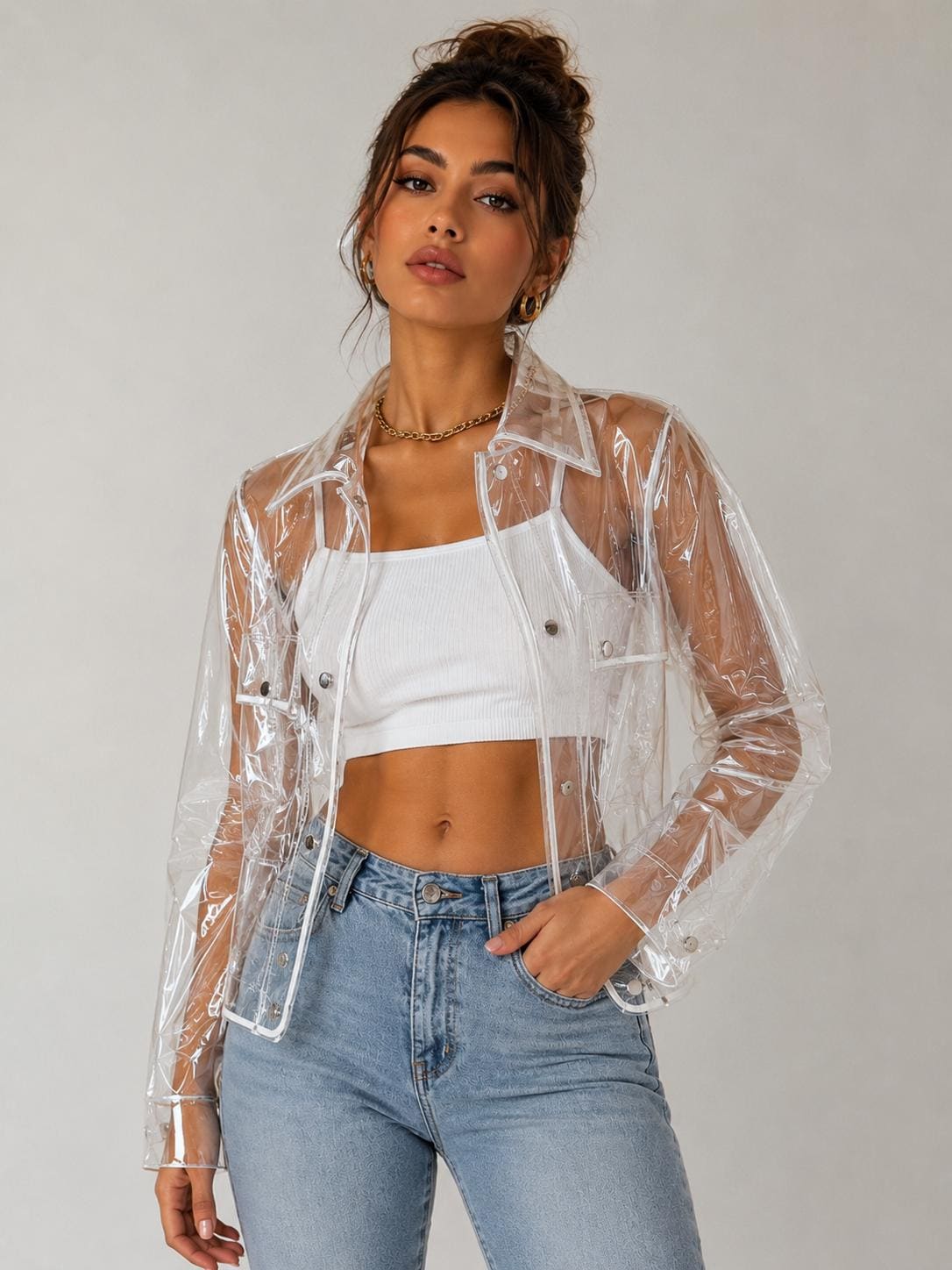 Transparent Plastic Jacket - Etsy