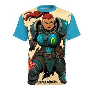 KESHA RAMPAGE! BLUE Graphic Tee