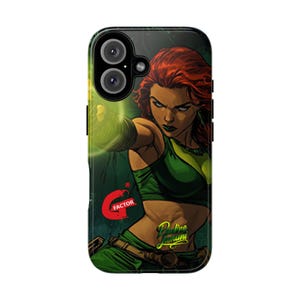 PAULINE JUMANI Tough Cases - Fierce Hero Phone Case, Superhero Accessories for Fans, Unique Gift for Comic Lovers, Stylish Mobile Protection
