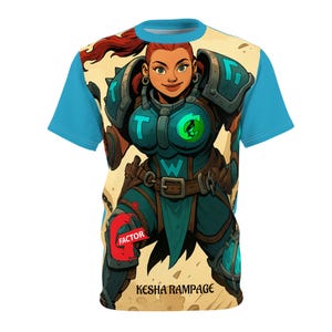KESHA RAMPAGE! BLUE Graphic Tee