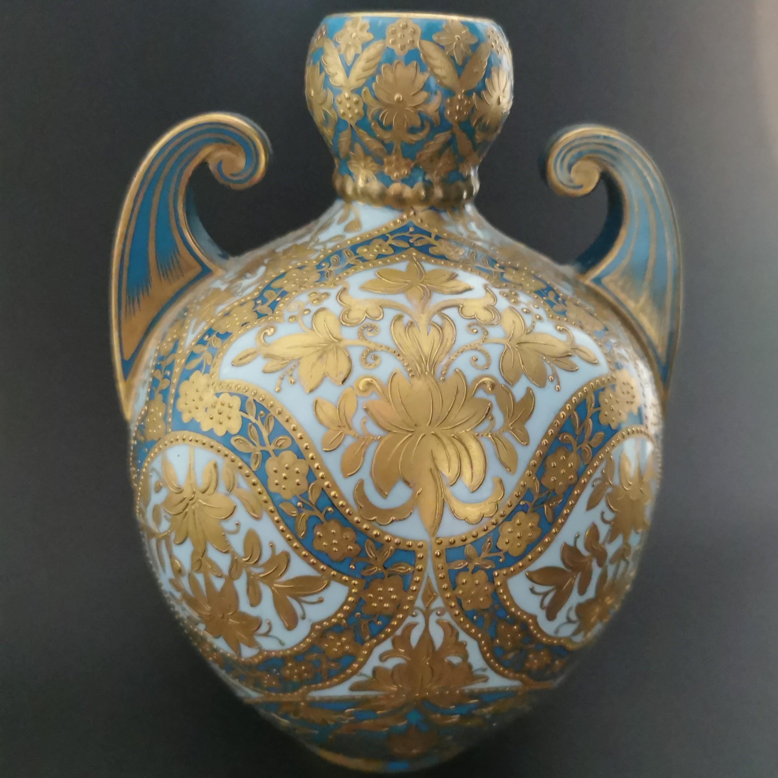 Antique Royal Crown Derby Vase - Etsy