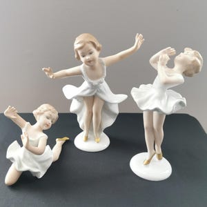 Vintage Wallendorf ballerina figurines