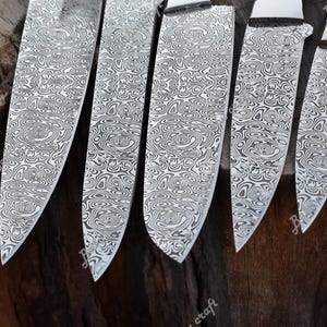 Handmade Damascus steel Chef Knife, Kitchen Knives set, Chef Set,Kitchen knife,Gift for him,Culinary set, Personalised gift Anniversary gift