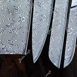 Handmade Damascus steel Chef Knife Set, Kitchen Knives, Chef Set,Kitchen set, Gift for him,Gifts for her,Culinary set,Personalised cook gift