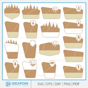 Customizable National Park Sign svg, National Park Clipart, National Park Sign Vector, National Parks Sign Outlines, Customizable Templates