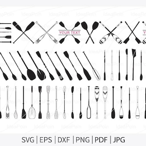 Oars svg, Canoe Paddle scg, Lake svg, Kayak svg, Oars svg bundle, Straight Oars, Boat Oars svg, Canoe Oars, Kayak Oars, Oars Clipart
