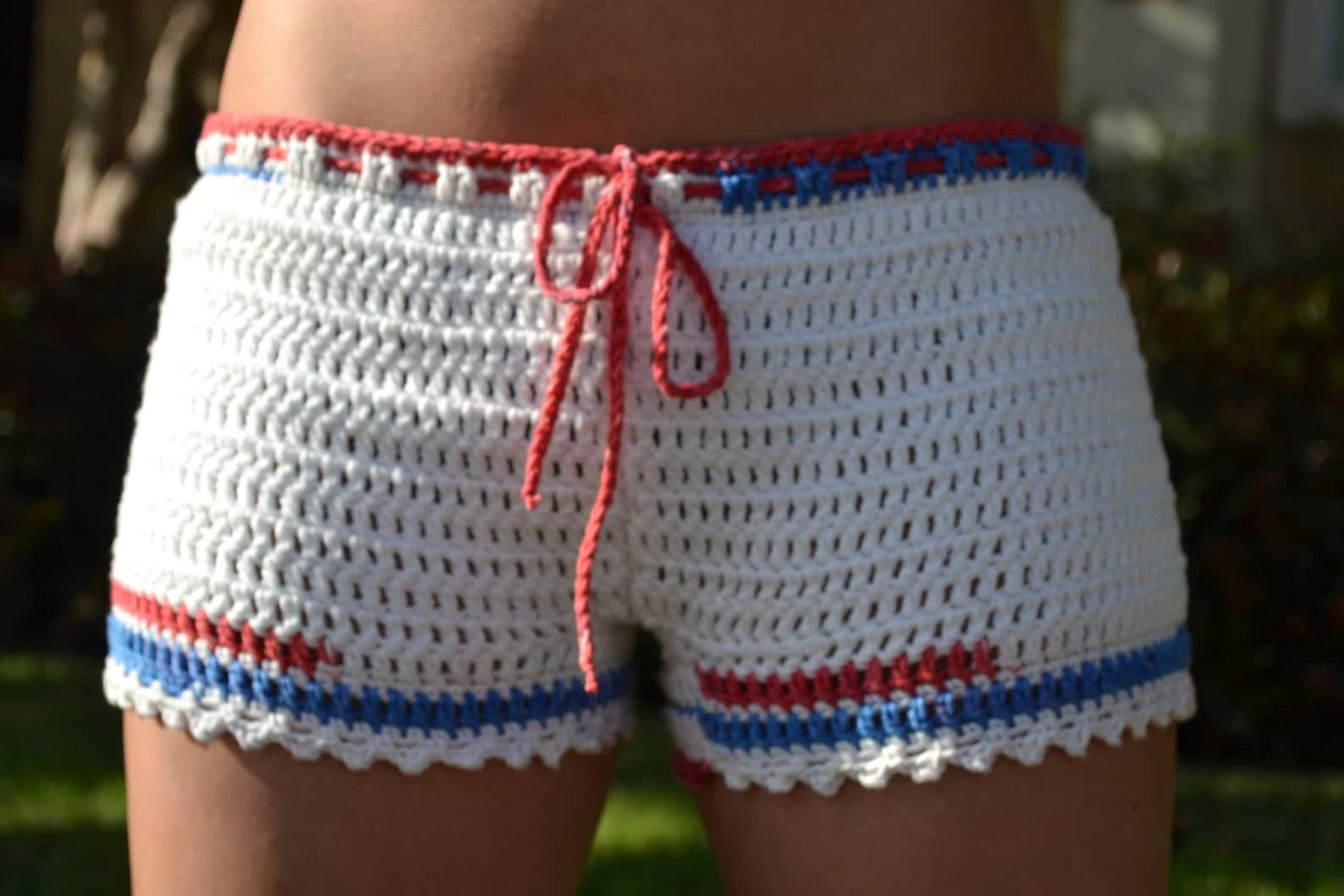 Crochet Shorts Women Boy Shorts Handmade Shorts Fashion - Etsy