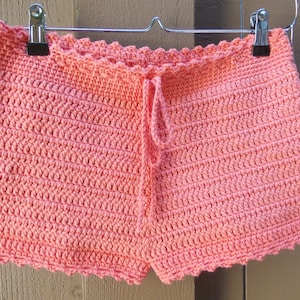 Crochet Shorts - High Cut Shorts - Beach Shorts - Custom Order Shorts - Festival Clothes - Rave Wear - Vegan Shorts