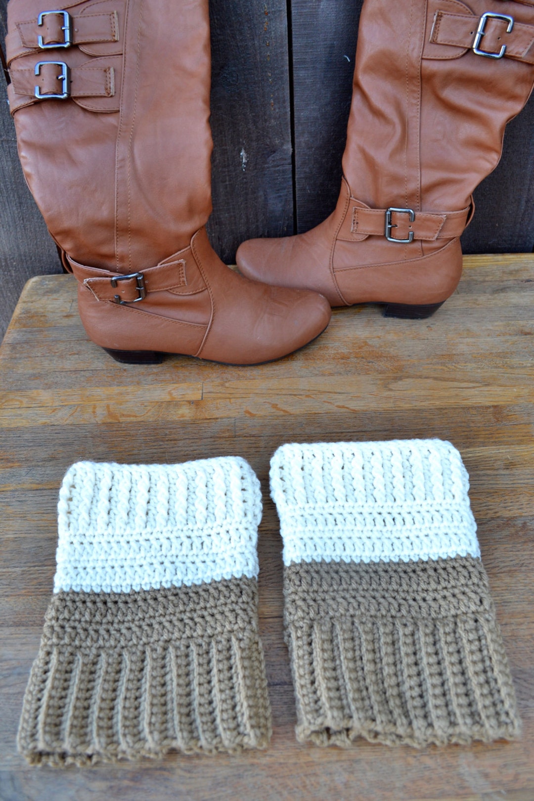 Reversible Boot Cuffs - Crochet Boot Cuffs - 2 in 1 Boot Cuffs - Boot ...