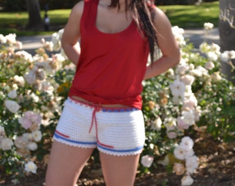 Crochet  Shorts - Women Boy Shorts - Handmade Shorts - Fashion Trends - Custom Orders Welcome